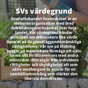 Studieförbundet Vuxenskolan är den mest pådrivande lokala kraften