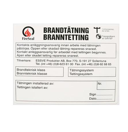 heta arbeten. Ett mycket effektivt sätt att minimera brandspridningsrisken.