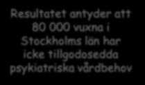 kvinnorna får depression 5-7% har depression just nu 18% av männen missbrukar alkohol 6% av kvinnorna missbrukar alkohol 1% får psykotisk sjukdom Resultat, PART-studien 80 70 60 50 40 30 20 10 0