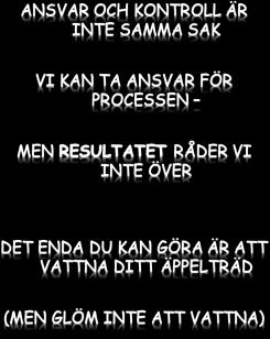 Man kan därför inte göra rätt eller fel. Man kan endast utföra experiment som når eller inte uppnår sitt syfte.