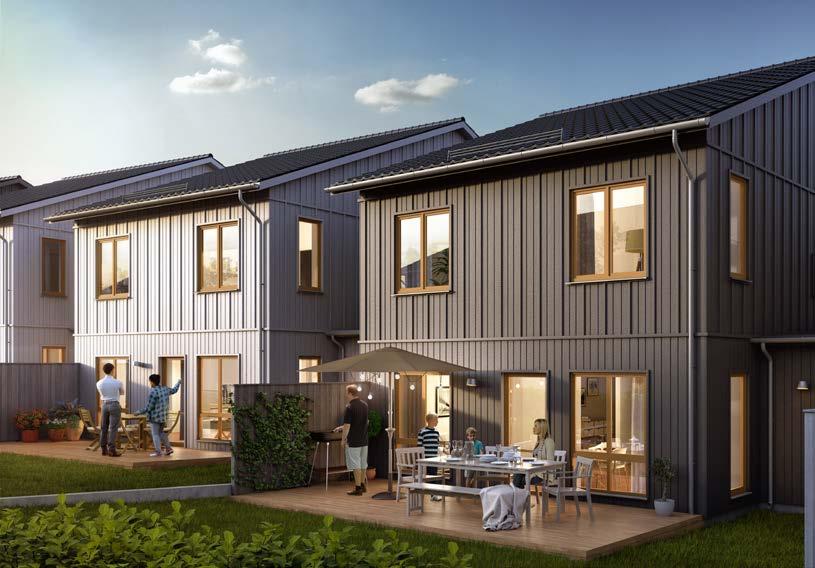 STADSNÄRA SMÅHUSIDYLL Välkommen till Järvastaden och den första etappen av det nybyggda Solna trädgårdskvarter.