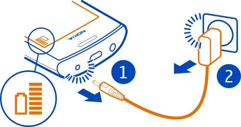 Ladda Ladda batteriet Om ett batteri inte har använts på länge kan det vara nödvändigt att ansluta laddaren och sedan koppla ur