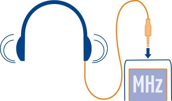 74 Musik och ljud Skicka ett inspelat ljudklipp som ett ljudmeddelande > Sänd. FM-radio Om FM-radion > FM-radio. Du kan lyssna på FM-radio medan du använder telefonen.