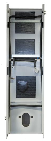grenrör och brandtejp tappvattenstam VV/VVC/KV cellgummi isolering 25 mm (VV/VVC) och 32 mm (KV) front med förmonterade rör LK Valvgenomföring inkl isolering, brandtejp