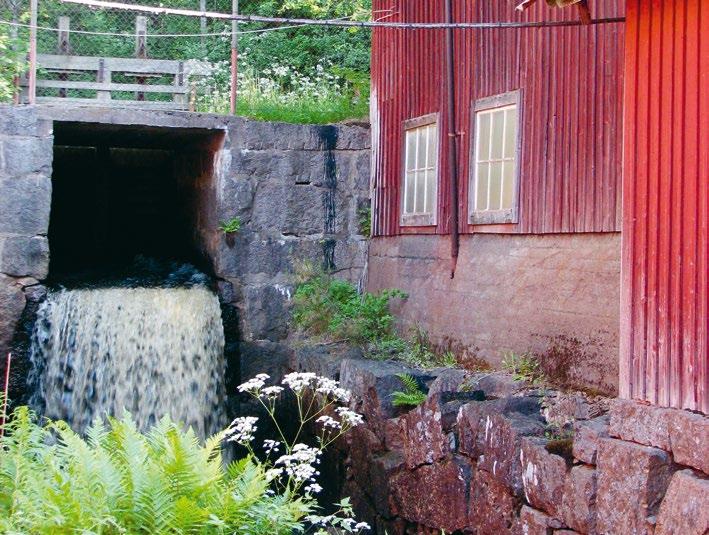 5. Vattenkraften Platsen här har länge utnyttjats för vattenkraft.