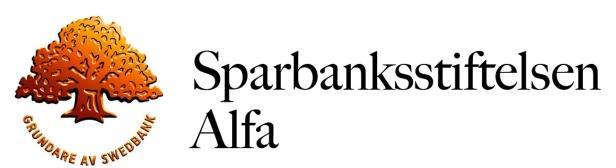 Sparbanksstiftelsen Alfas kansli