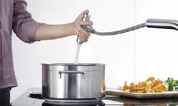 Genomtänkta teknologier och ergonomiska lösningar är produktegenskaper som gör ditt arbete i köket effektivare och roligare.