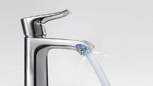 hansgrohe teknologier QuickClean Den snabba lösningen för rena badrum. Med den praktiska QuickClean-teknologin kan du enkelt ta bort kalkavlagringar genom att gnugga lätt med fingret.