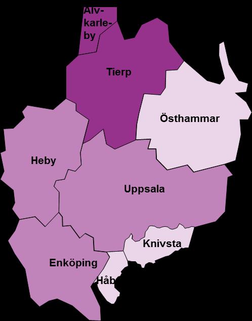 -0,2 BD Norrbottens län 5,7% -0,6 F Jönköpings län 5,7% -0,6 C Uppsala län 5,7% -0,3 AC Västerbottens län 5,6% -0,3 I Gotlands län 4,7% -0,8 * Förändring i procentenheter