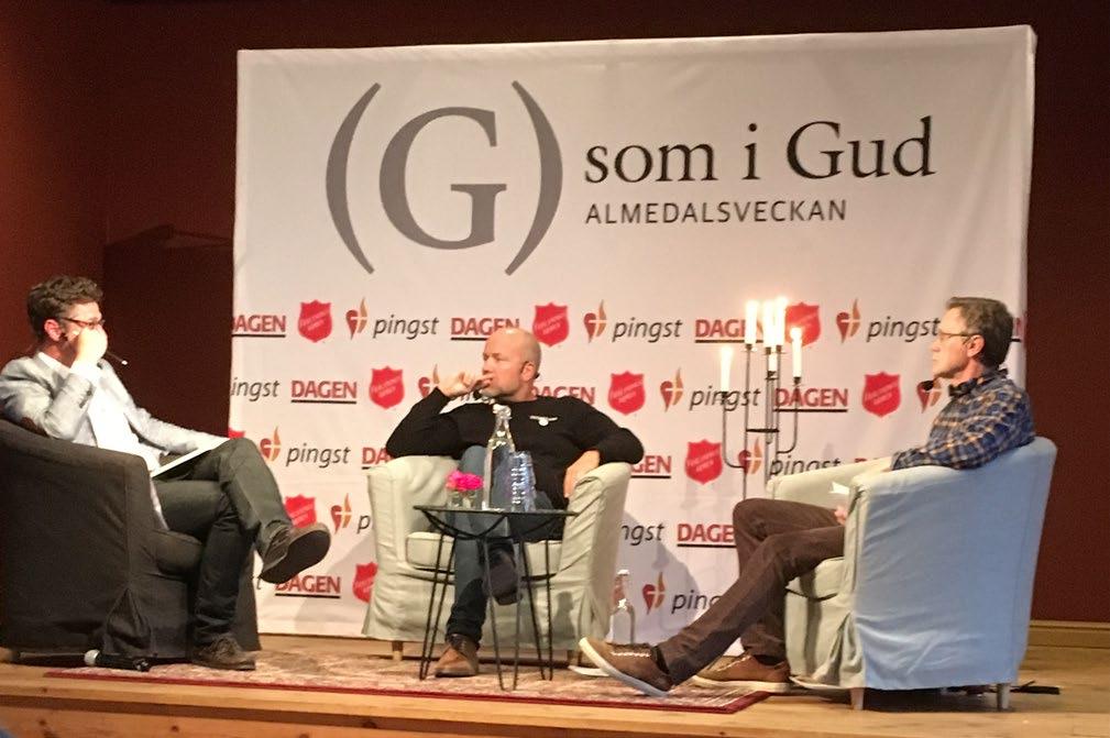 Debatt i Dagen gav samtal i Almedalen fortsättning från sid 1 Efter Daniel Grahns inledning var det min tur, jag berättade bland annat om Hanna Larsson och Anita Vörde.