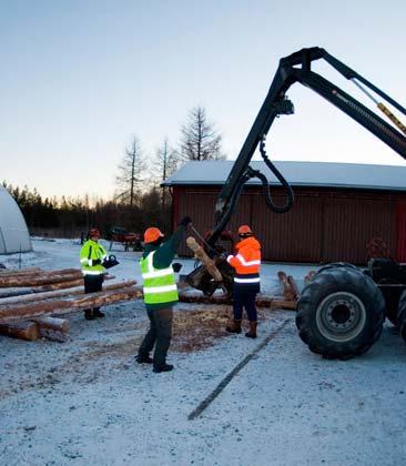 Figur 2.7 Bild från testerna. En första utvärdering visade att signal/brus-förhållandet var relativt bra. Figur 2.8 visar att signalamplituden ökar signifikant när stocken rör sig.
