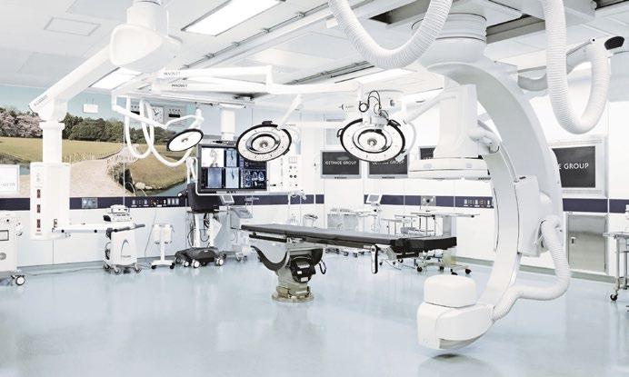 Verksamheten bedrivs inom två affärsområden, Acute Care Therapies och Surgical Workflows som tillsammans omsätter närmare 22,6 miljarder kronor.