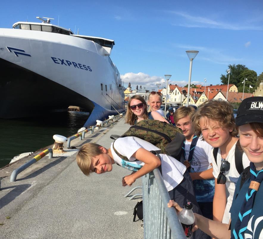 Bunge Jump läger, 23-30 juli 36 scouter, 5 ledare och 4 föräldrar deltog i lägret från vår scoutkår.