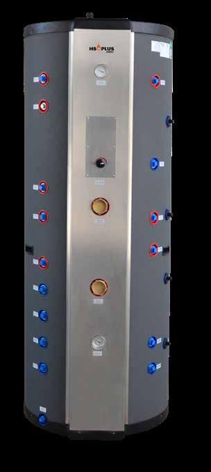 HS Plus multifunktionstank Välisolerad 300 eller 500 liters multifunktionstank för bostadsvärme och