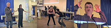 gemensamt namn. Detta skedde vid höststarten 1998. Stig Lennart Jonsson och Erik Berglund medverkade. Det var ett bra grepp. Vi samlas varannan onsdag kl 13.00. Vi har haft 16 möten under 2007.