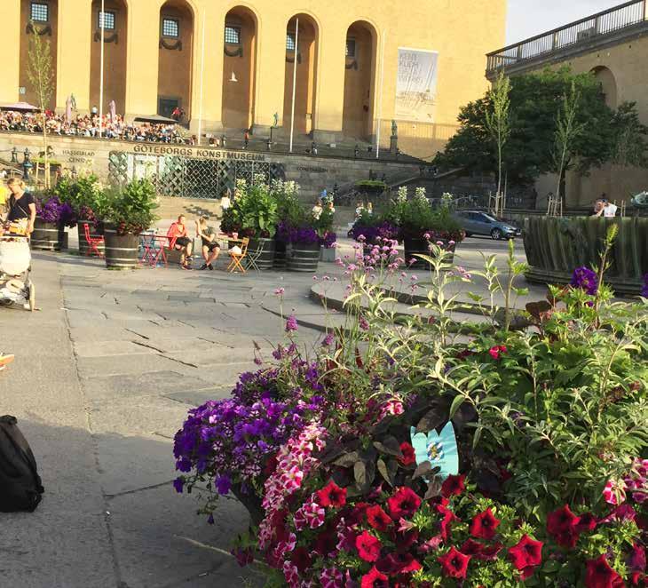 2021-tema Grön och skön Jubileumsplanen hade Grön och skön stad som tema 2017. Trygg, vacker stad bidrog till jubileet genom att låta alla projekt genomsyras av temat.