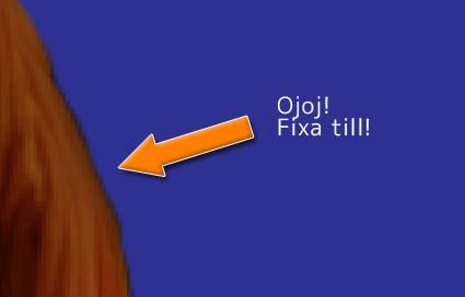 Efter lite pill har jag äntligen fått till en friläggning jag är nöjd med (än så länge). Jag letar upp en annan bakgrundsbild som jag klistrar in i ett lager under mannen.