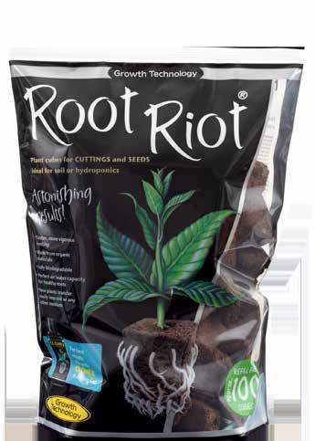 750 ml, 12/frp Root Riot, 100-pack Lösa kuber.