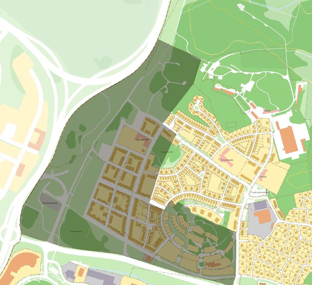 Bilaga 4: Hämtningsområde Hämtningsområde 1: del av Ursvik Det skuggade området på