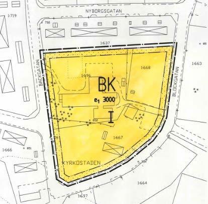 Detaljplaner Detaljplan från 2006, 25-P06/59 I gällande detaljplan från 2006 är området planlagt för bostäder och kontor. I planen medges en byggrätt på 3000 BTA.