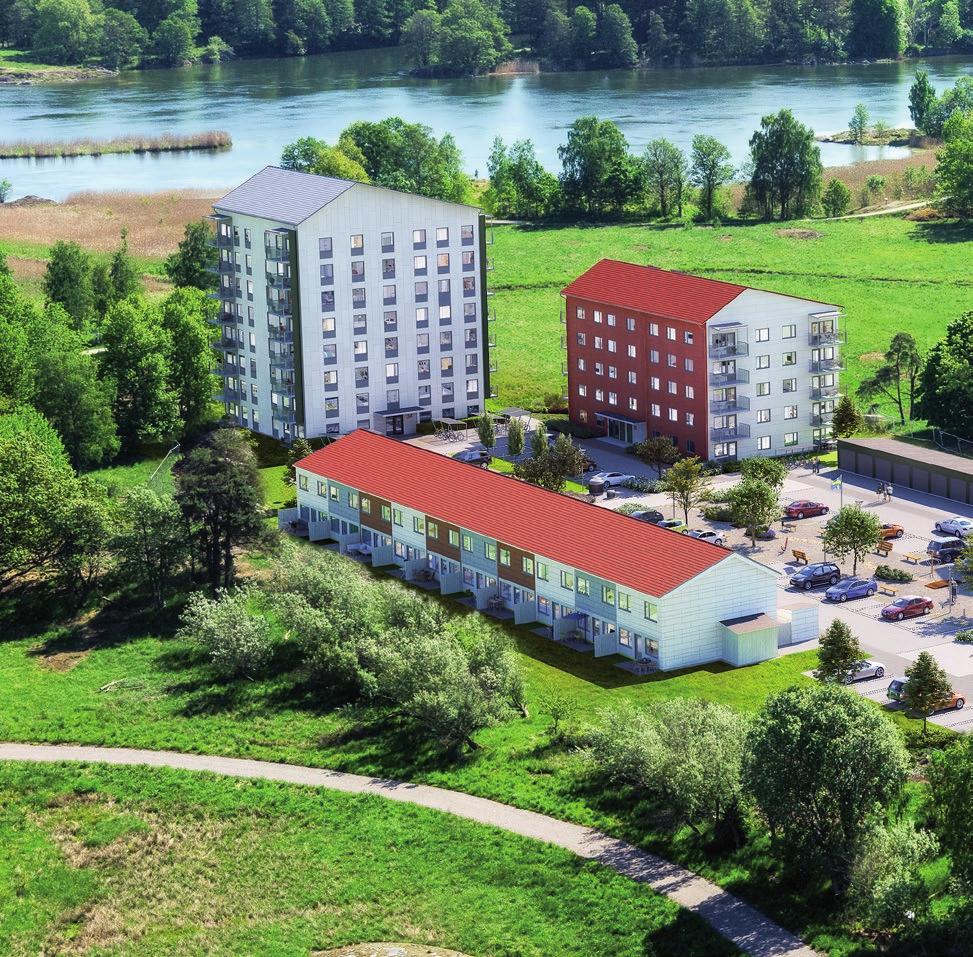 Landerivägen HUS Landerivägen 6 Landerivägen 1- Kvarteret Hässjan - 118 nya hem som hyresrätter Tidigt under 018 satte vi spaden i marken och påbörjade byggnationen av 118 nya hem som hyresrätter.