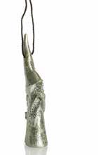 7cm 7730-102 Hängande Tomten den långa silver & mor silver ø9cm Hanging Tall Santa silver &