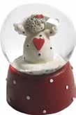4cm Angel Three small with heart H.4cm 5372 Snöglob Ängel H.