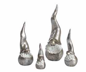 36cm Santa High Hat silver H.36cm 7099-80 Dekortomte silver H.55cm Santa High Hat silver H.55cm - SANTA HIGH HAT - DEKORTOMTEN Vår charmiga dekortomte har fått många beundrare genom åren.