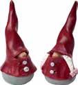 6,5cm Santa Mother High Hat H.6.5cm 7080-M Dekortomte mor H.