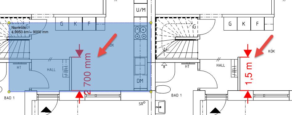 7. Ta bort vyportar Vid export till en PDF kan eventuella vyportar följa med.