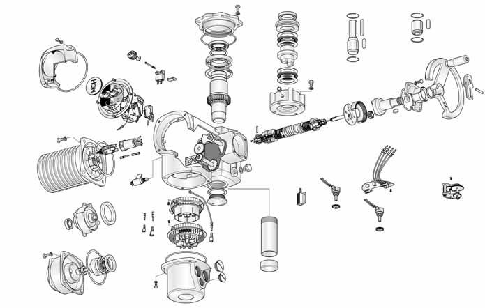 Ställdon SA 071 SA 481 / SAR 071 SAR 301 Driftinstruktion 23 Reservdelslista ställdon SA(R) 071 SA(R) 161 med rund stickpropp SA161 SAR 161 SA071 SA141 SAR 071 SAR 141 S2 S1 / S2 150 790 S2 S2 S2 790