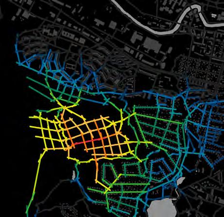 PLANLAB: ORIENTERBARHET FRÅN CENTRALA KATRINEHILL STRUKTURSTUDIE REKOMMENDERAD PLANSTRUKTUR All ny bebyggelse är koncentrerad till Katrinehill, med dubbel tähet på halva ytan.