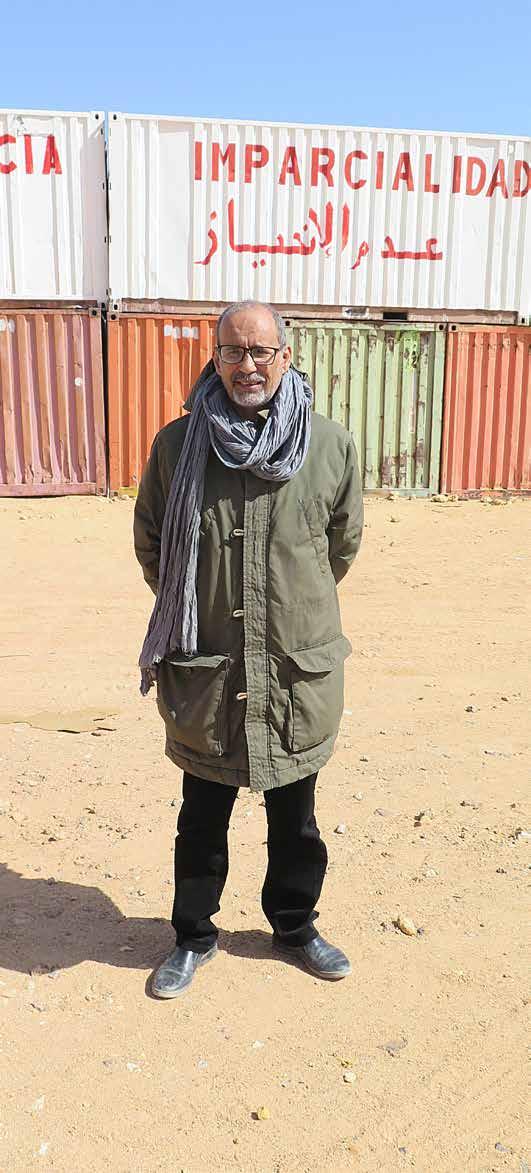 Varför prioriterar inte Sida Västsahara? Sida har inte förklarat för oss varför man slutar med makrill- och klädbistånd, säger Buhubeini Yahia, Västsahariska Röda Halvmånen.