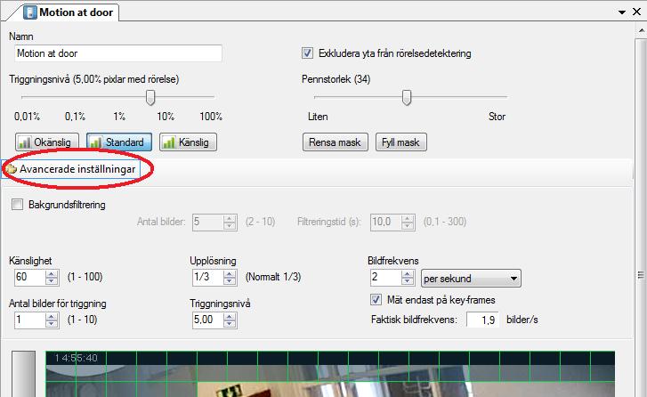 Admin Konfiguration för Ethiris Ethiris Admin Genom att klicka på någon av knapparna ändras parametrarna enligt ovanstående tabell.