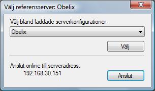 Admin Konfiguration för Ethiris Ethiris Admin Figur 2.393 En Använd server nod i s trädvy. Använd server popupmeny Högerklick på denna nod öppnar en meny. Figur 2.394 Popupmenyn för en Använd server nod.