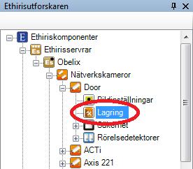 Ethiris Admin Admin Konfiguration för Ethiris Långsam eller Snabb återhämtning.