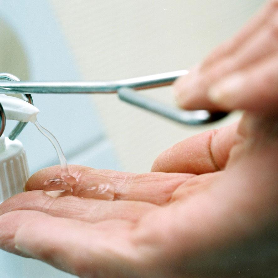 Patientens rätt att möta rena händer Använd