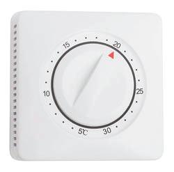 Alt 1: mekanisk rumstermostat Här styr en mekanisk rumstermostat underhållsvärmen i ditt hus till den temperatur du ställt in den på, när du vill öka värmen aktiverar du utgången på paketet som då