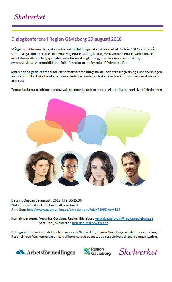 Skolverket Dialogkonferens http://www.eventonline.se/index.php?mod=events&display=deltagare&edit=7299 2018-08-29 Erfarenhetsutbyte: Vad kan vi lära av varandra?