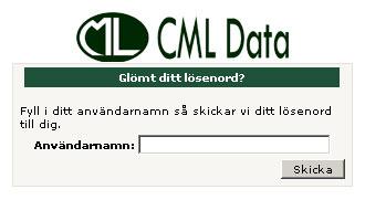 Glömmer man fylla i något av dessa eller om man stavar fel på lösenord eller användarnamn får man tydlig feedback om