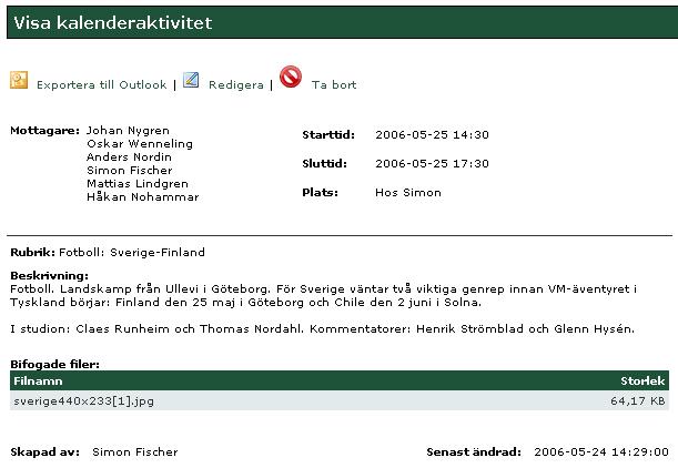 välja det datum man vill gå till. 4-7 Kalenderns veckovy inlagda aktiviteter.