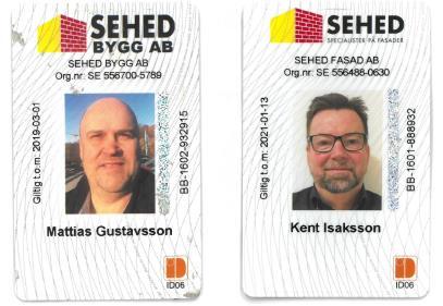 10. Trygghet & säkerhet Samtlig personal skall bära eller kunna uppvisa sitt ID06. Arbetskläder med vårt företags eller våra Ue s logga kommer att bäras.