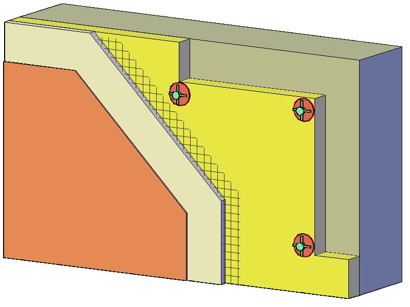 2 STUDERADE TILLÄGGSISOLERINGSSYSTEM Tilläggsisolering av fasader kan göras på många sätt. Isoleringen kan placeras på ut- eller insidan.