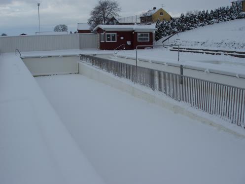 Förrådsbyggnad Friluftsbad Utanför planområdet, på fastigheten