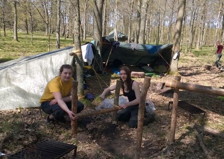 Utmanarscouterna Under våren 2016 var utmanarna med på Nattvolleyn i Vellinge. Vi deltog även i Äventyrarnas tårttävling och planerade ett S:t Georges-firande på gården.