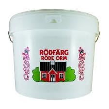 Färg 18517 RÖDFÄRG RÖDE ORM 10L 183,20 51903 TRÄOLJA KLASSISK 30