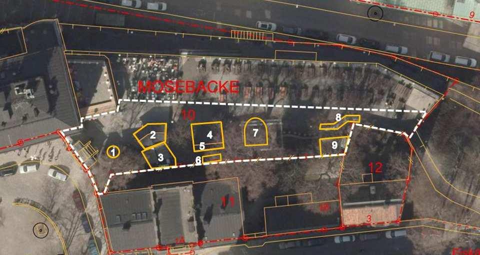 Sida 6 (9) Bebyggelse Inom det nu aktuella planområdet på terrassen finns nio byggnader.