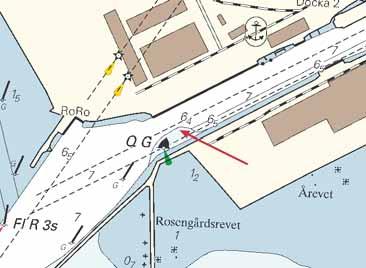 11 Nr 83 Sweden. Kattegat. Port of Falkenberg. Less depth. Restrictions for deep draught vessels. See: Notice 2005:75/2726 1.