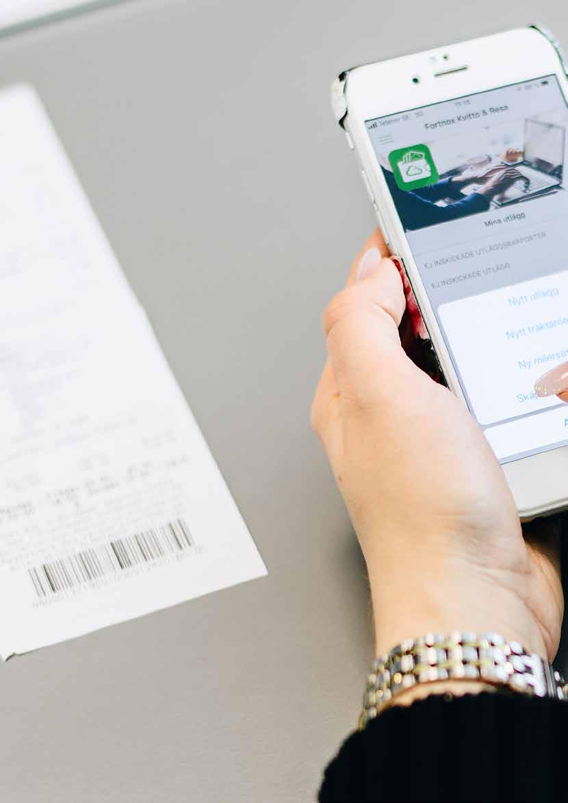 Under Hösten 2017 släppte Fortnox appen Fortnox Kvitto & Resa. Med denna app hanteras kvitton och reseräkningar enkelt och smidigt i mobilen.