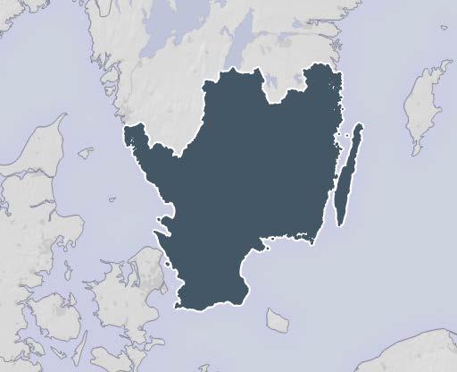 Sydsverige bilaga 4 befolkning 31/3 2018 % av Sydsverige % av Sverige Blekinge 159 362 6% 2% Halland 325 813 12% 3% Jönköping 358 102 14% 4% Kalmar 243 718 9% 2% Kronoberg 197 826 8% 2% Skåne 1 348